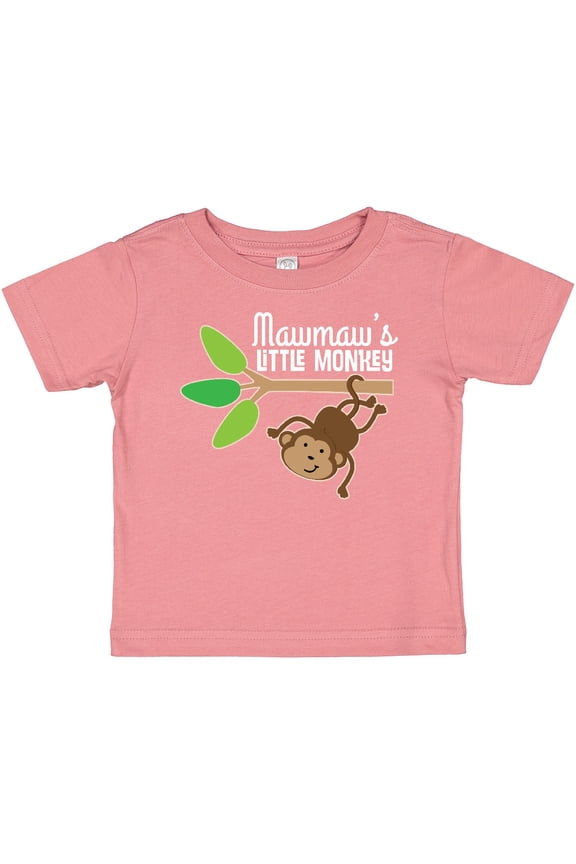 Mawmaw Little Monkey Grandchild Boys or Girls Baby T-Shirt