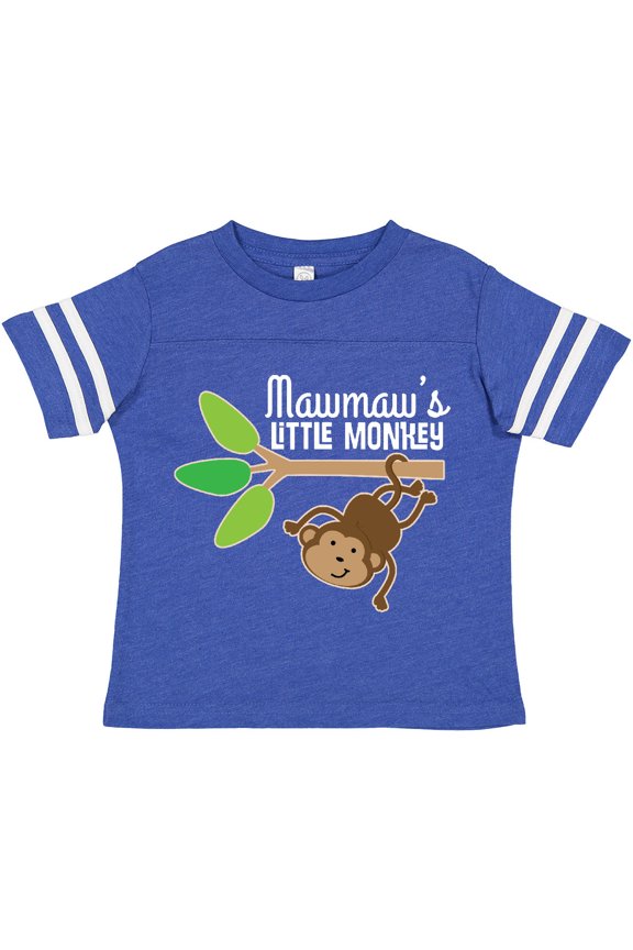 Mawmaw Little Monkey Grandchild Boys or Girls Toddler T-Shirt