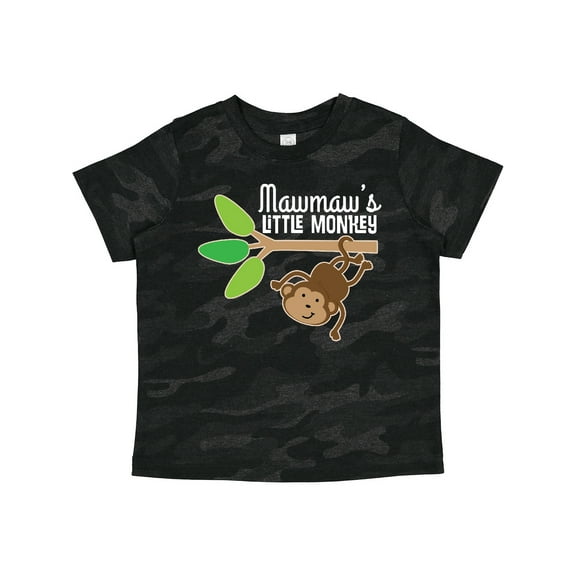 Inktastic Mawmaw Little Monkey Grandchild Boys or Girls Toddler T-Shirt