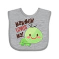 thumbnail image 1 of Inktastic Mawmaw Loves Me Cute Turtle Boys or Girls Baby Bib, 1 of 4