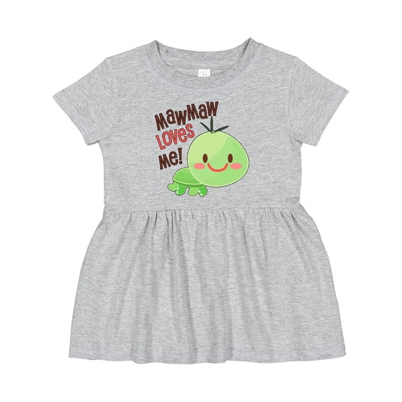 Inktastic Mawmaw Loves Me Cute Turtle Girls Baby Dress