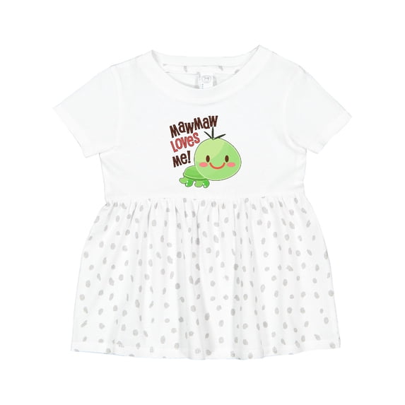 Inktastic Mawmaw Loves Me Cute Turtle Girls Baby Dress