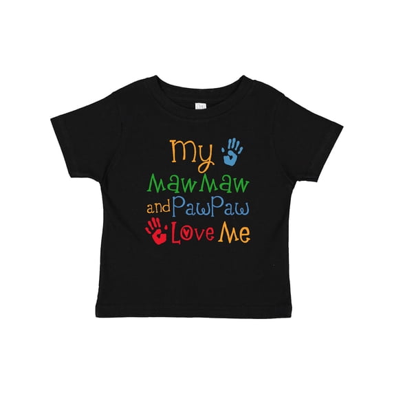 Inktastic Mawmaw and Pawpaw Love Me Boys or Girls Baby T-Shirt