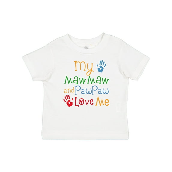 Inktastic Mawmaw and Pawpaw Love Me Boys or Girls Baby T-Shirt