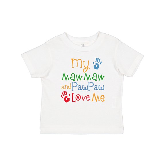 Inktastic Mawmaw and Pawpaw Love Me Boys or Girls Baby T-Shirt