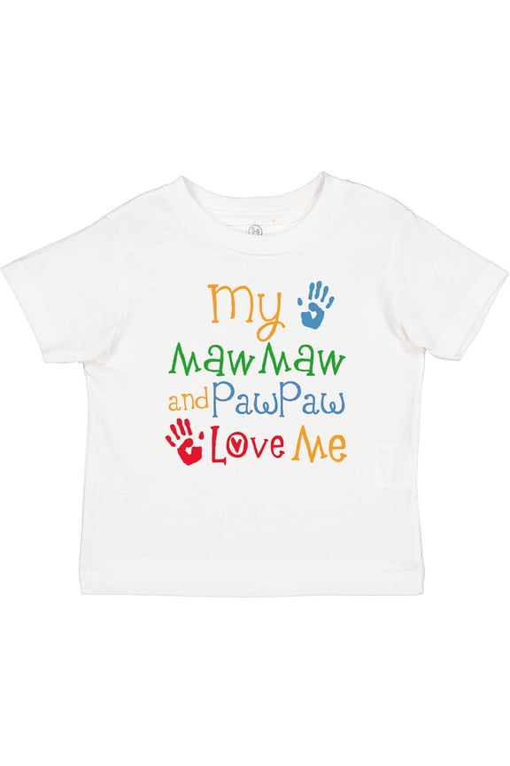 Mawmaw and Pawpaw Love Me Boys or Girls Baby T-Shirt