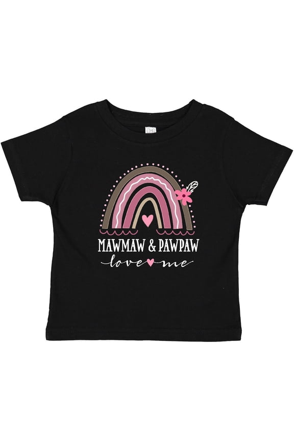 Mawmaw and Pawpaw Love Me Girls Baby T-Shirt