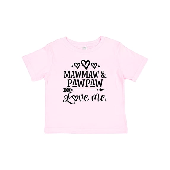 Inktastic Mawmaw and Pawpaw Love Me Girls Baby T-Shirt