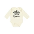 thumbnail image 1 of Inktastic Mawmaw and Pawpaw Love Me Girls Long Sleeve Baby Bodysuit, 1 of 5