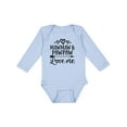 thumbnail image 1 of Inktastic Mawmaw and Pawpaw Love Me Girls Long Sleeve Baby Bodysuit, 1 of 5