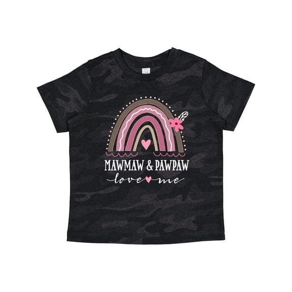 Inktastic Mawmaw and Pawpaw Love Me Girls Toddler T-Shirt