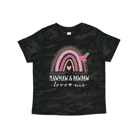 Inktastic Mawmaw and Pawpaw Love Me Girls Toddler T-Shirt