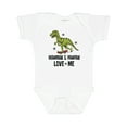 thumbnail image 1 of Inktastic Mawmaw and Pawpaw Love Me Grandson Dinosaur Boys Baby Bodysuit, 1 of 5