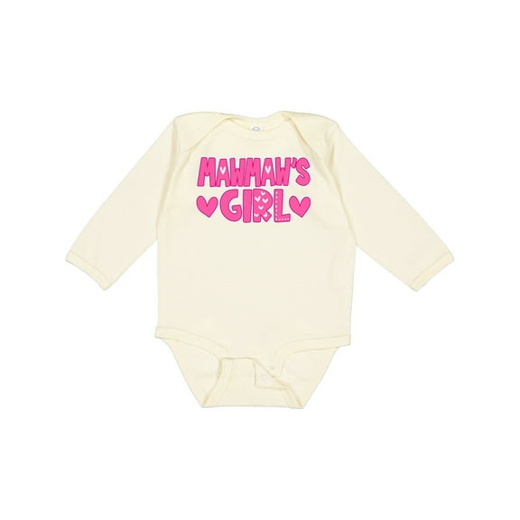 Inktastic Mawmaw's Girl Gender Reveal Girls Long Sleeve Baby Bodysuit