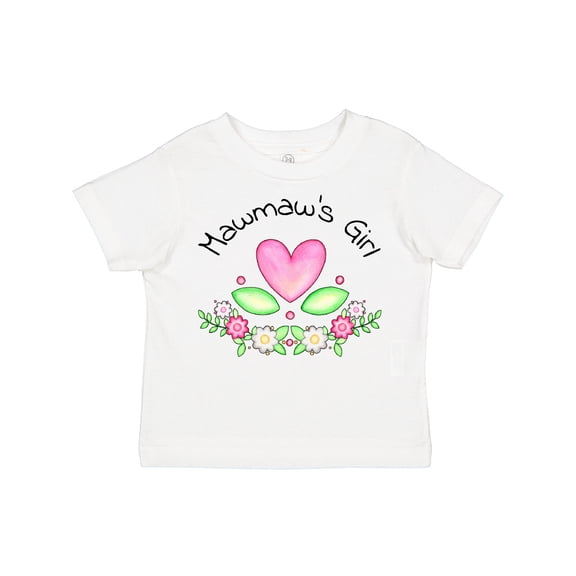 Inktastic Mawmaw's Girl- heart flowers Girls Toddler T-Shirt