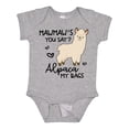 thumbnail image 1 of Inktastic Mawmaw's You Say Alpaca My Bags Boys or Girls Baby Bodysuit, 1 of 5