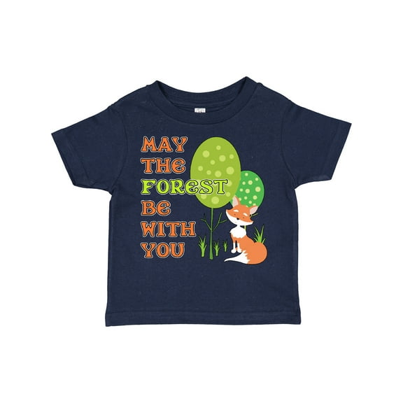 Inktastic May the Forest Be with You Cute Fox Boys or Girls Toddler T-Shirt
