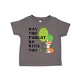 thumbnail image 1 of Inktastic May the Forest Be with You Cute Fox and Trees Boys or Girls Toddler T-Shirt, 1 of 5