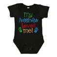 thumbnail image 1 of Inktastic Me Meemaw Loves Me Cute Boys or Girls Baby Bodysuit, 1 of 5