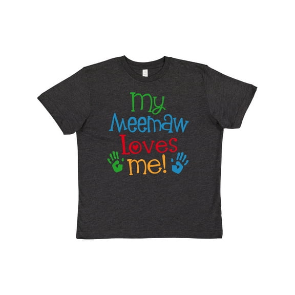 Inktastic Me Meemaw Loves Me Cute Youth T-Shirt