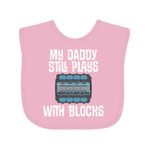 Inktastic Mechanic Dad Funny Auto Boys or Girls Baby Bib