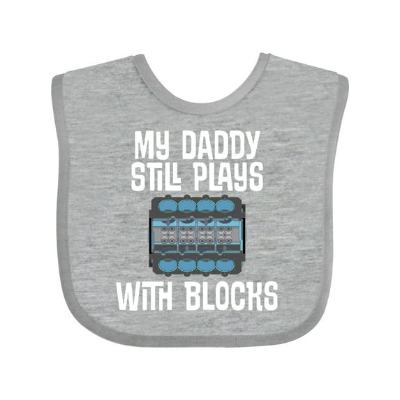 Inktastic Mechanic Dad Funny Auto Boys or Girls Baby Bib