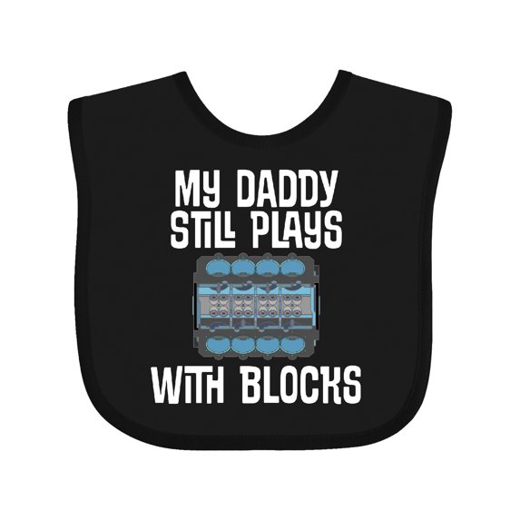 Inktastic Mechanic Dad Funny Auto Boys or Girls Baby Bib