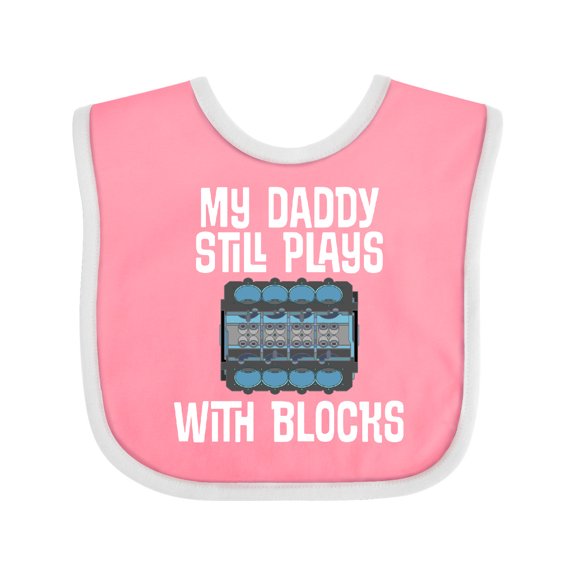 Inktastic Mechanic Dad Funny Auto Boys or Girls Baby Bib