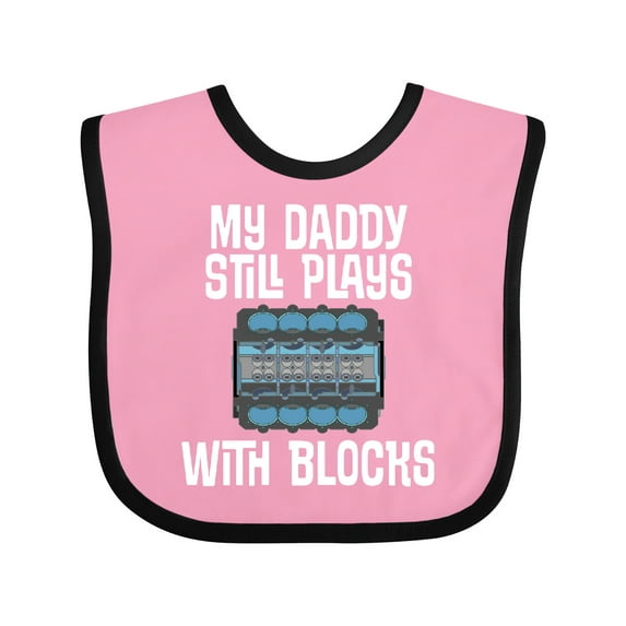 Inktastic Mechanic Dad Funny Auto Boys or Girls Baby Bib
