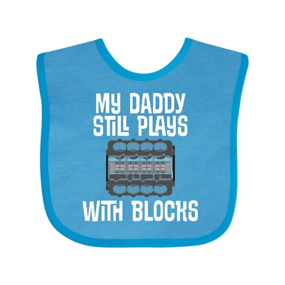 Inktastic Mechanic Dad Funny Auto Boys or Girls Baby Bib