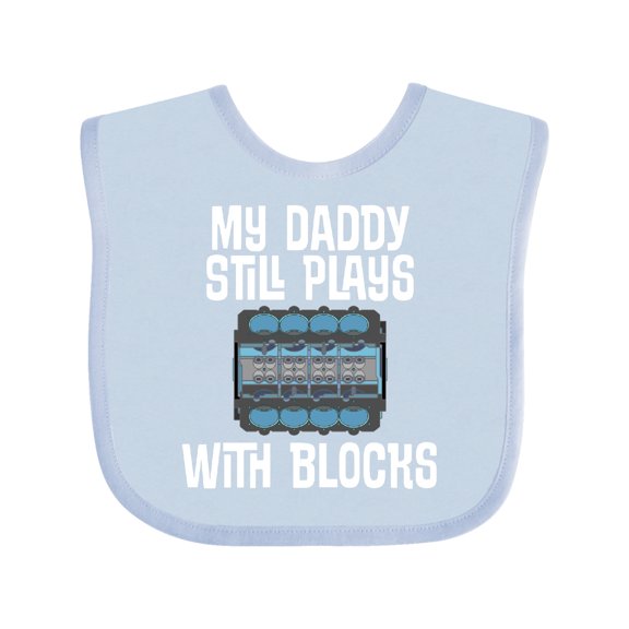 Inktastic Mechanic Dad Funny Auto Boys or Girls Baby Bib