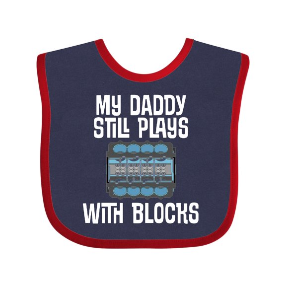 Inktastic Mechanic Dad Funny Auto Boys or Girls Baby Bib