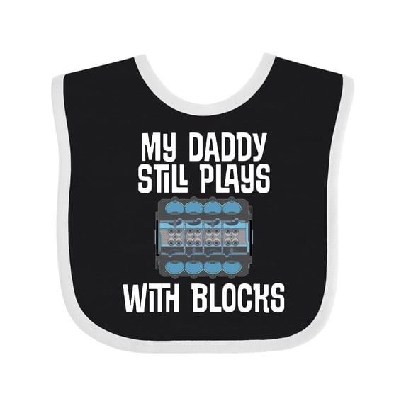 Inktastic Mechanic Dad Funny Auto Boys or Girls Baby Bib