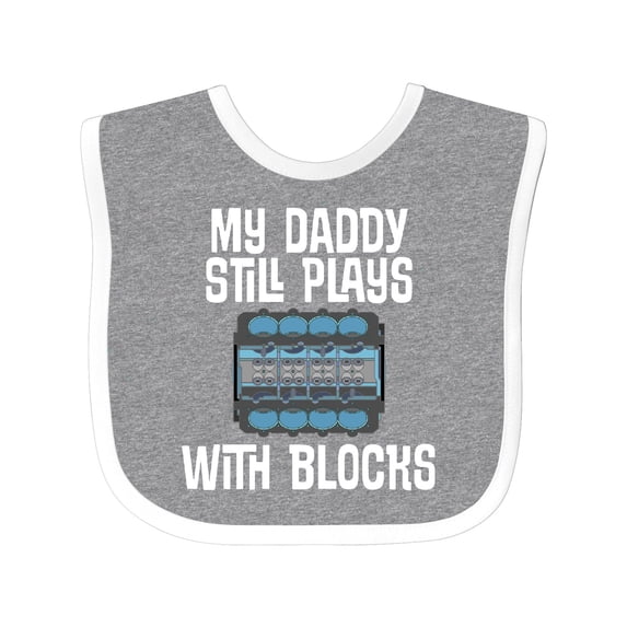 Inktastic Mechanic Dad Funny Auto Boys or Girls Baby Bib