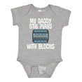 thumbnail image 1 of Inktastic Mechanic Dad Funny Auto Boys or Girls Baby Bodysuit, 1 of 5
