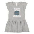 thumbnail image 1 of Inktastic Mechanic Dad Funny Auto Girls Toddler Dress, 1 of 5