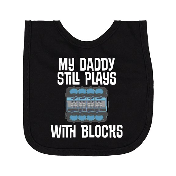Inktastic Mechanic Dad Funny Auto Newborn Bib