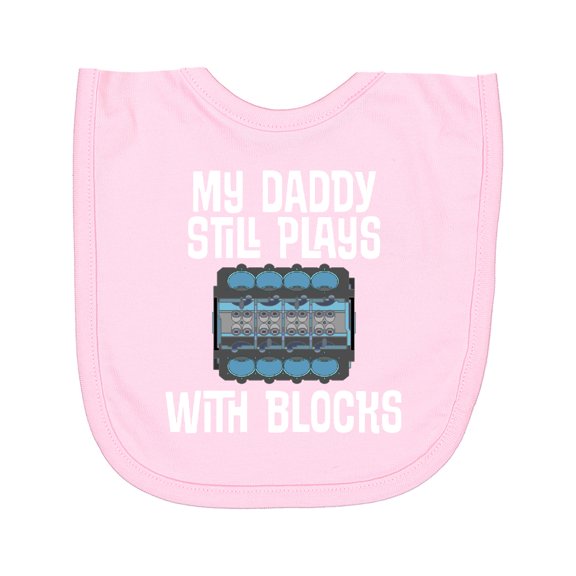 Inktastic Mechanic Dad Funny Auto Newborn Bib