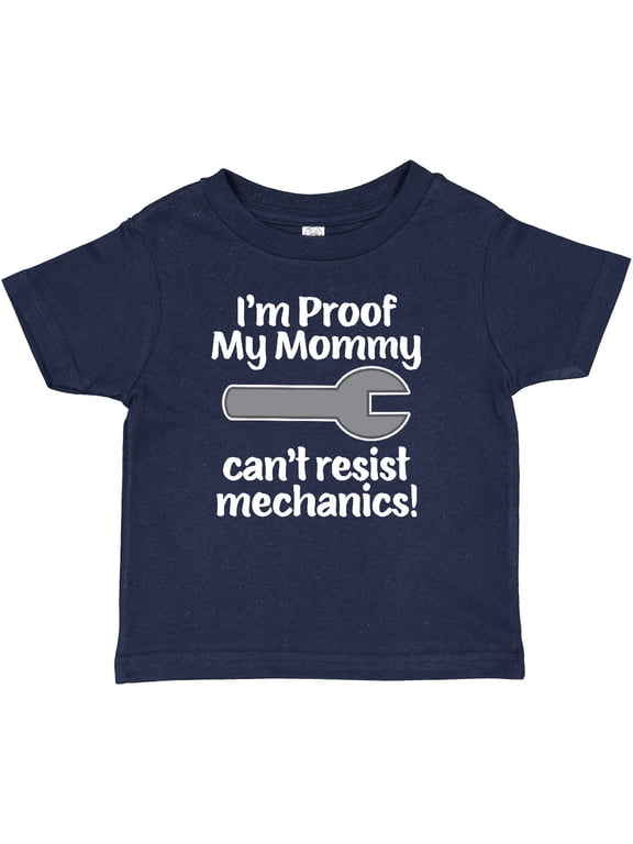 Mechanic Daddy Proof Mommy Cant Resist Boys or Girls Baby T-Shirt