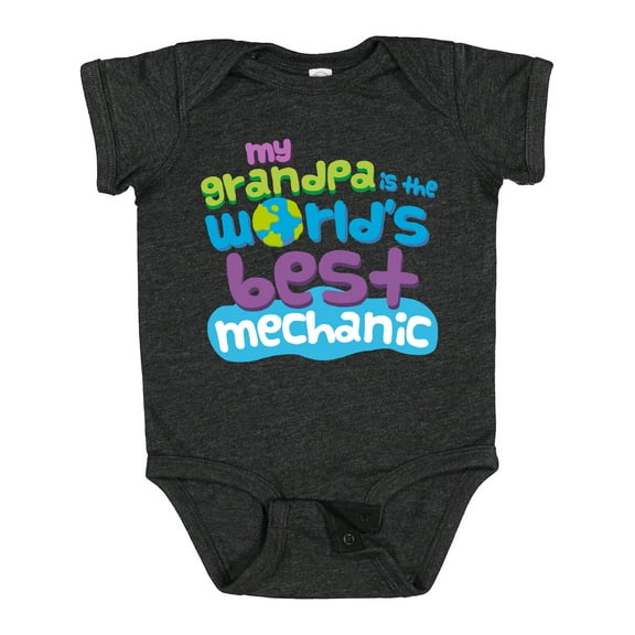 Inktastic Mechanic Grandpa Boys or Girls Baby Bodysuit