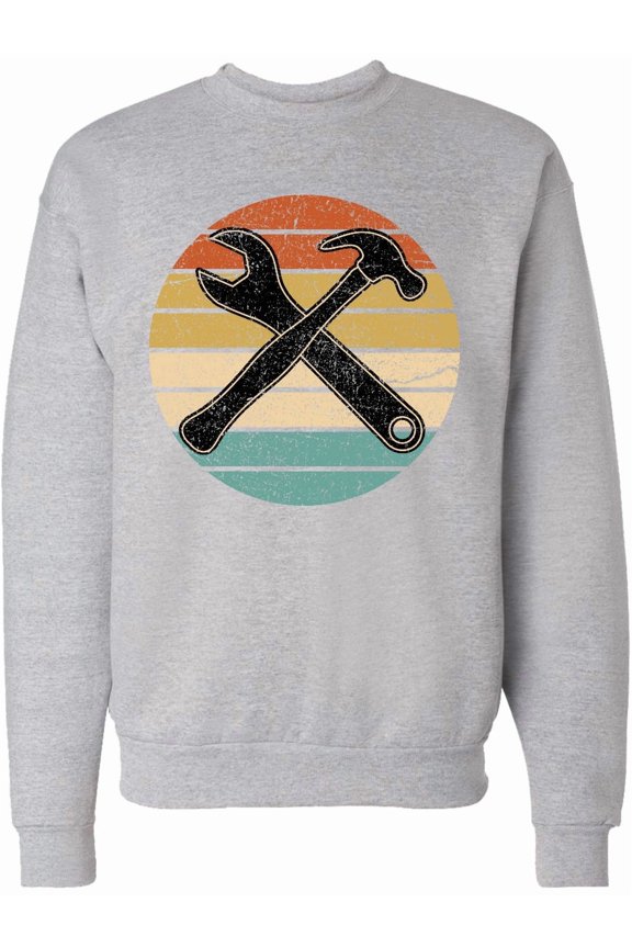 Mechanic Tool Set Handyman Adult Sweatshirt