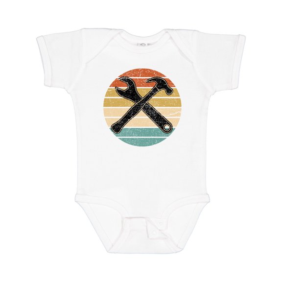 Inktastic Mechanic Tool Set Handyman Boys or Girls Baby Bodysuit