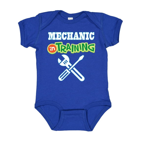 Inktastic Mechanic in Training Boys or Girls Baby Bodysuit
