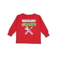 thumbnail image 1 of Inktastic Mechanic in Training Boys or Girls Long Sleeve Toddler T-Shirt, 1 of 5