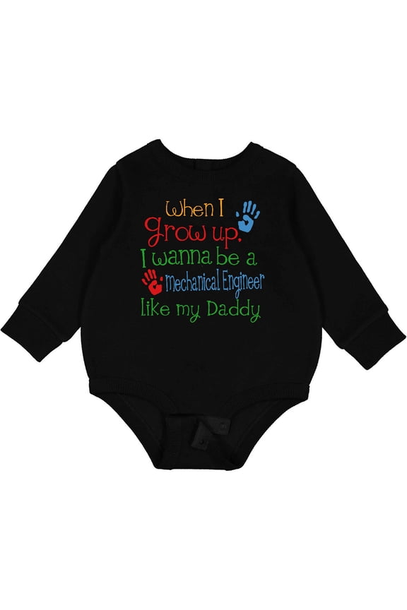Mechanical Engineer Like Daddy Baby Fleece Bodysuit