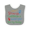 thumbnail image 1 of Inktastic Mechanical Engineer Like Daddy Boys or Girls Baby Bib, 1 of 4