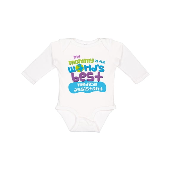 Inktastic Medical Assistant Mom Boys or Girls Long Sleeve Baby Bodysuit