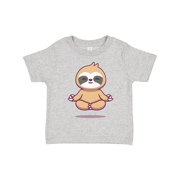 Inktastic Meditating Sloth Boys or Girls Toddler T-Shirt