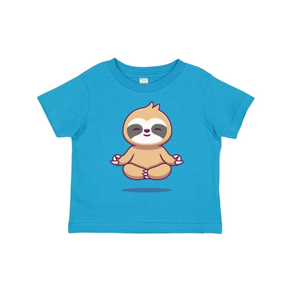 Inktastic Meditating Sloth Boys or Girls Toddler T-Shirt