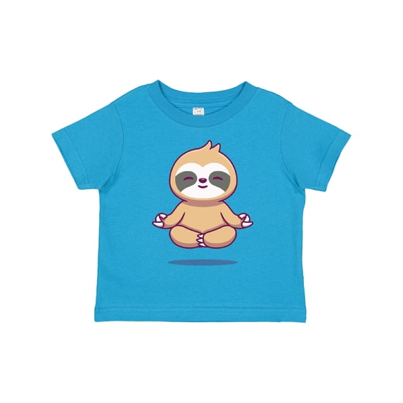 Inktastic Meditating Sloth Boys or Girls Toddler T-Shirt